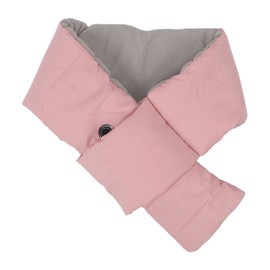 Electric Heating Scarf 3 Gears Indicator Light Skin Friendly Windproof Waterproof Washable USB Heated Neck Wrap Pink