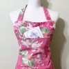 April Cornell Floral Pink Cooking Chef Cotton Apron