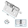 Create idea Pack of 4 Automatic Self-Opening Spring Door Hinges