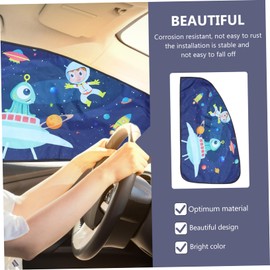 Kisangel 2pcs Shade Magnetic Window for Front Side Uv Car Accessories for Family Fits Cars Suvs Keeps Vehicle Cool and Comfortable