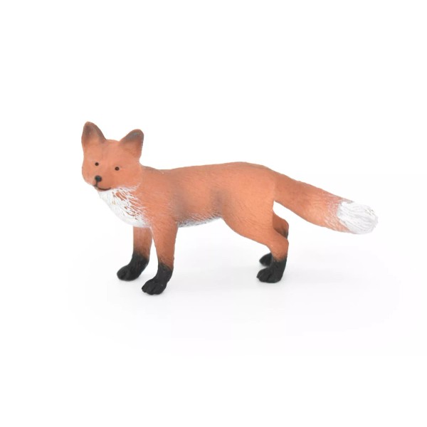 Deshen Du Fox Toy, Red, Figure, Education Realistic Rubber Model,