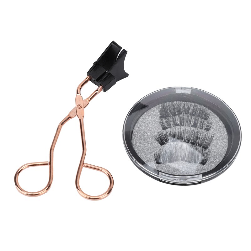 4pcs Magnetic Eyelashes Glue Free Magnetic Eyelash Clip Eyelashes Thick
