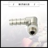 Hihaha Universal Car 90 Degree Brass Fitting Hose Adapter, Hose