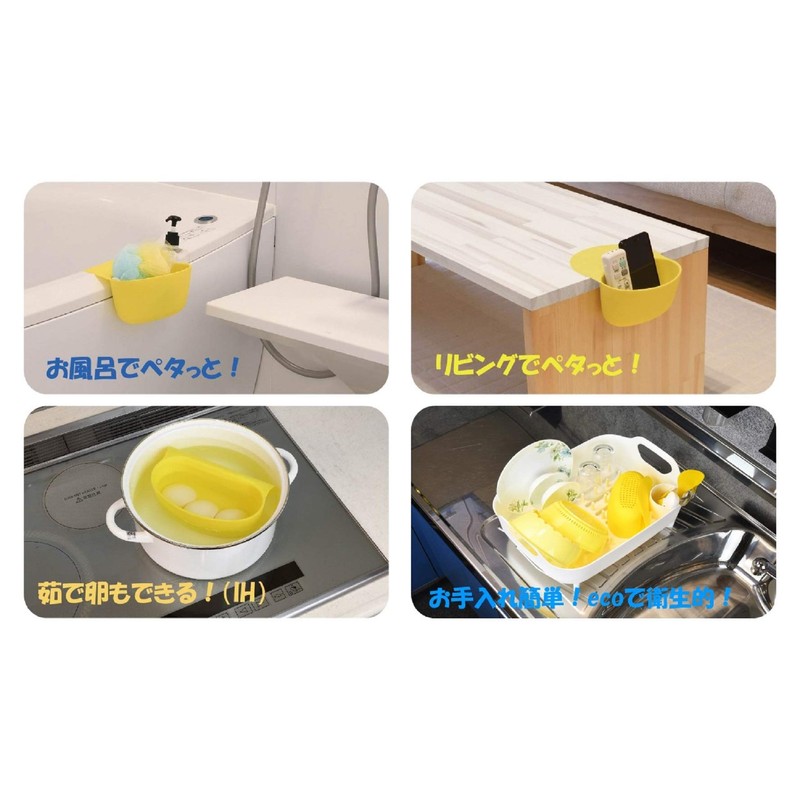 Petatto Pocket Sink, Triangular Corner, Garbage Container, Drainer, Hot Water