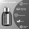 Boziee 280 ml Small Stainless Steel Thermos Flask, BPA-Free, Portable