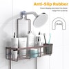 AKTECKE Shower Caddy Hanging Bathroom Organizer: Rustproof Shelf for Inside