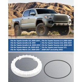 Fuel Pump Lock Ring Retainer and Tank Seal Compatible with Toyota Corolla Land Cruiser Matrix Tacoma Replace 77144-04010 7716947030 LO190