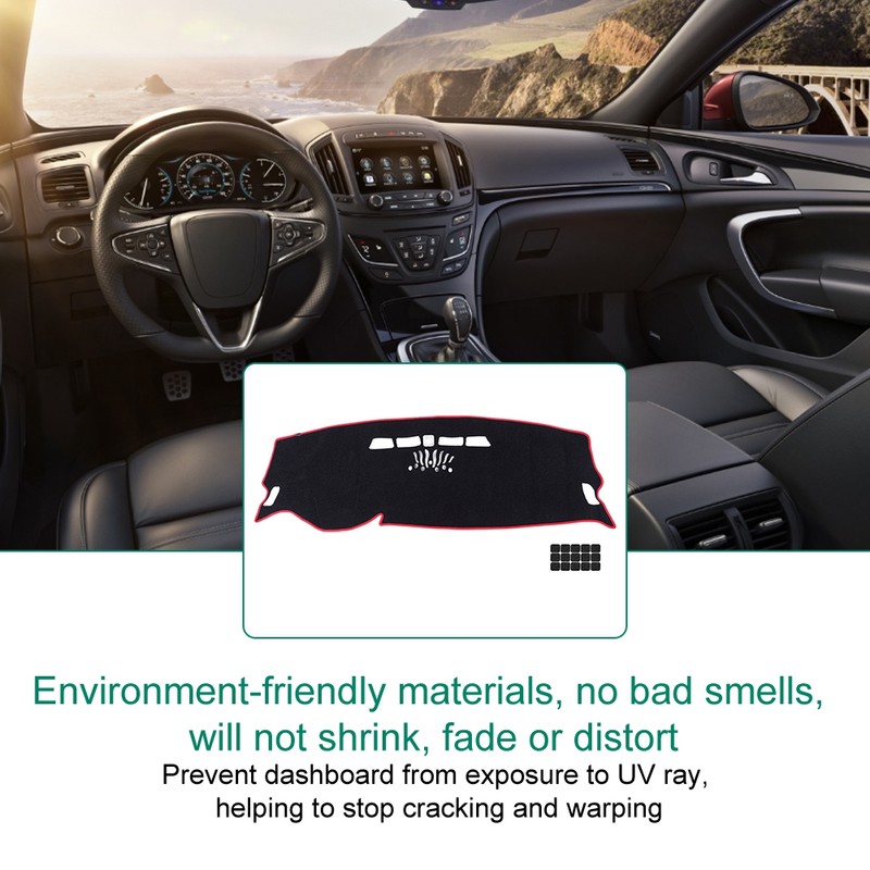 Car Dashboard Cover Dash Mat Sunshade Dashmat Fit for Buick