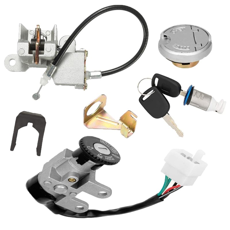 GY6 50cc Ignition Switch Key Lock Gas Tank Cap Set