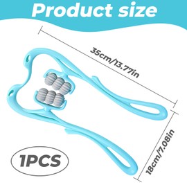 Simsky Nackenmassagegerät mit sechs Rädern, Schultermassagegerät