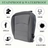 Priprilod Cloth Driver Side Bottom Replacement Seat Cover Gray(#X8) Compatible