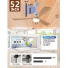 Ceversa 52 Inch Natural Wood Ceiling fans with Lights and