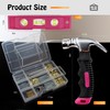 SHRJ Picture Hanging Kit Hanging Hardware Assorted with Magnetic Hammer