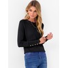 ANRABESS Sweaters for Women Long Sleeve Crewneck Fitted Business Casual