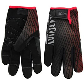 BlackCanyon Outfitters BHG622L High Dexterity Gloves with Synthetic Leather Palm - Large