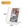 MaT store Acrylic Stand POP Stand a6 Size Tabletop Pedestal
