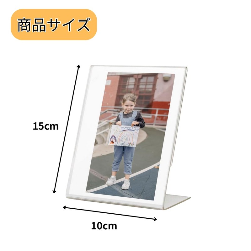 MaT store Acrylic Stand POP Stand a6 Size Tabletop Pedestal