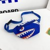 Shark - Riñonera para niños pequeños y niñas, bolso cruzado