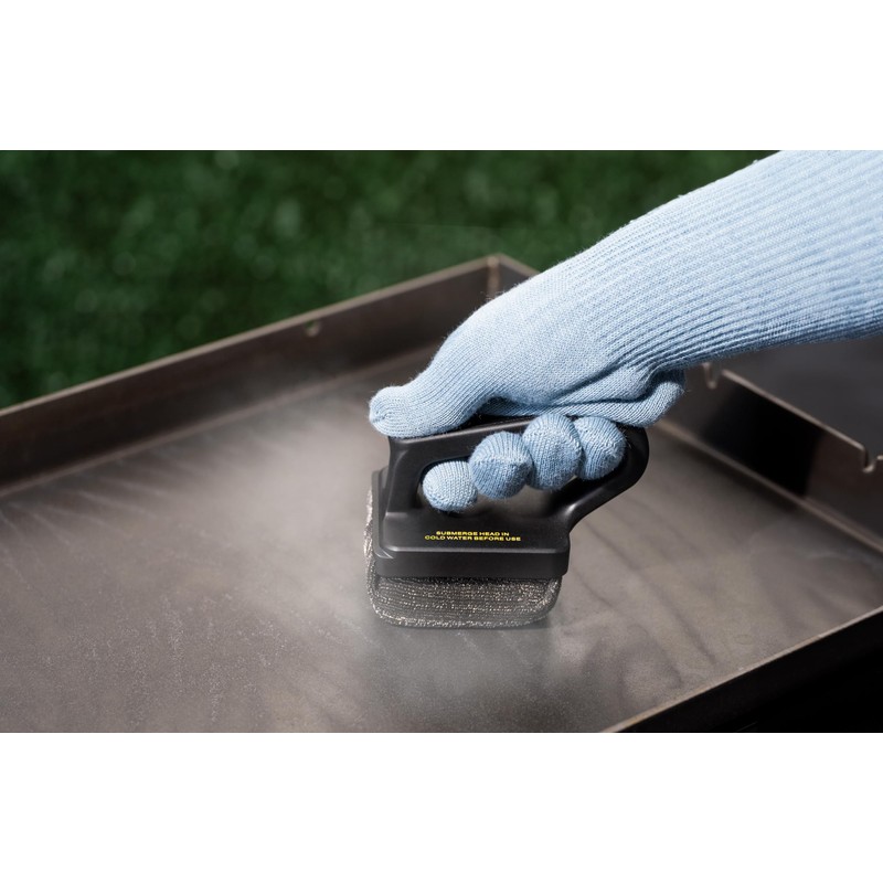 Mr. Bar-B-Q Bristle Free Large Steam Clean Griddle Brush Powered