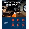 QUENCHING Self Adjusting Crowfoot Wrench, 9.5" Auto Jaw 9/16" to