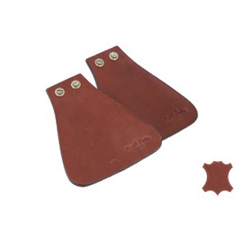 Gusti Hugo K. Mud Flaps Leather Splash Guards Set of 2 Mud Flaps Bicycle Accessories Vintage Brown