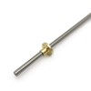 2PCS T8 Lead Screw with Copper Nut (Acme Screw, 2mm