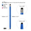 MECCANIXITY 4pcs Stylus Pens for Touch Screens with 8 Extra