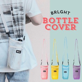 Eclairage Water Bottle Cover, Shoulder Bag, Lightweight, Nylon, Mesh, Stainless Steel Bottle, Crossbody Hanging, Pet Bottle, My Bottle, Drink Holder, 10.1 - 23.6 fl oz (300 - 600 ml), Adult, Kids,