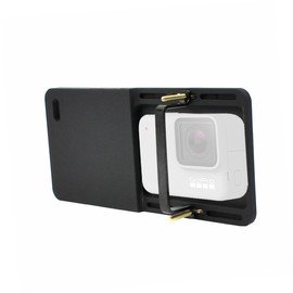 Operitacx 1Pc Sports Camera Adapter Handheld for Mount with Rotation Non Destructive Installation Compatible with Sports Camera Accessories Black