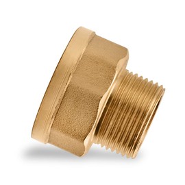Brass Adapter Nipple 3/4" Male x 1“ Female Pipe Fitting NPT Brass Adapter 3/4 inch x 1inch Female
