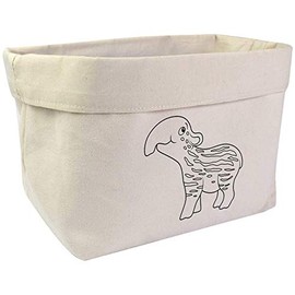 Large 'Baby Tapir' Canvas Organiser/Storage Bag (OR00005784)