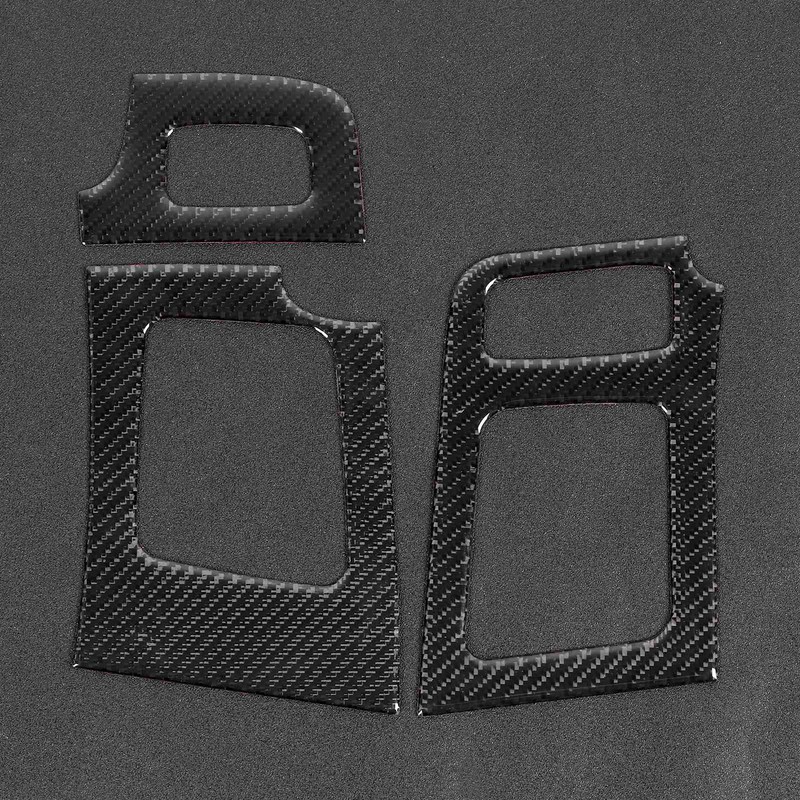 3pcs Dashboard Left Right Air Vent Trim Frame Decoration Fit