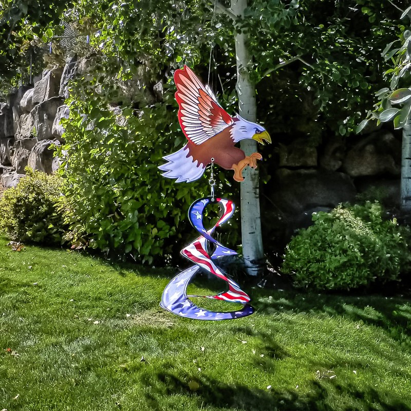 In the Breeze 4870 4870-Patriot Patriot Eagle Theme Duet,13" W