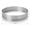 Lacor - 68558 Baking Mould, Round Micro-Perforated Hoop, Ideal for