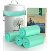 AYOTEE 100% Compostable Trash Bags, Small Compost Bags 1.3 Gallon,