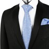 Alizeal - Conjunto de corbata con pañuelo floral para hombre