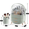 CANITORON Makeup Organizer with 2 Drawers and Brush Storage Box,