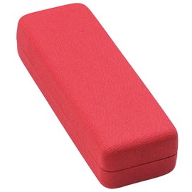 Compact Square Glasses Case, Rugged Aluminum Hard Case, Spring Loaded