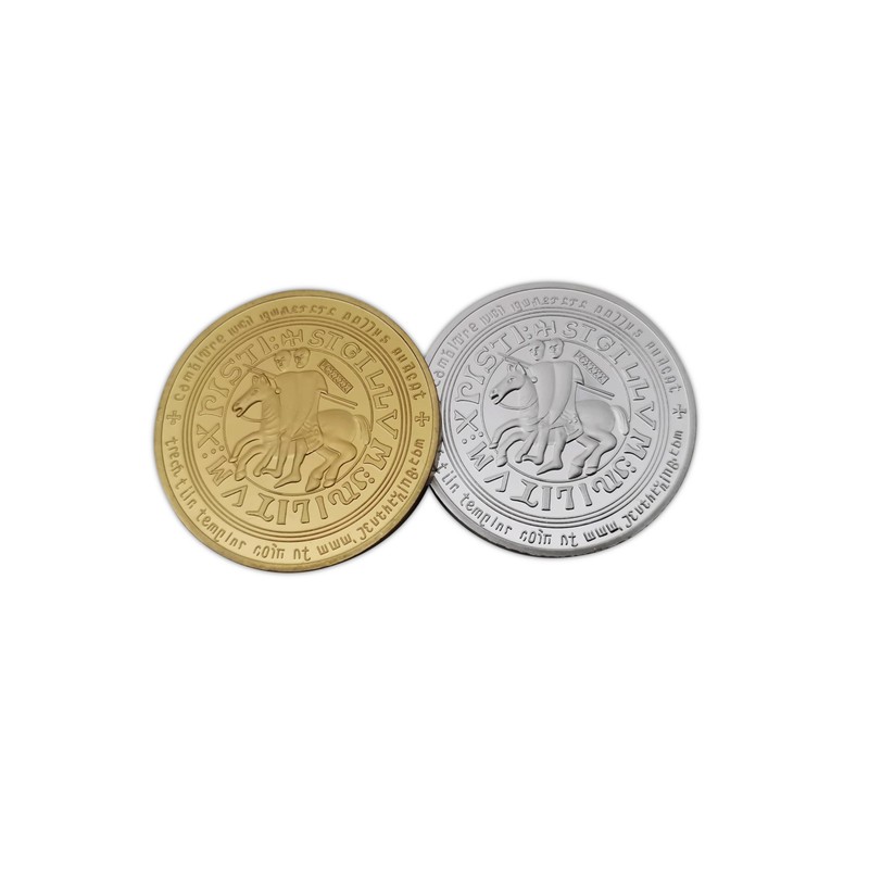 Eillwin Knight Templar 2x Fine Cross Coin Set Special collectable