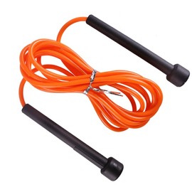 2.8m PVC Skipping Rope With Plastic Handles [Orange]