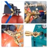 pangdapengpeng Compressed Air Distributor 2-Way, Brass Compressed Air Coupling with