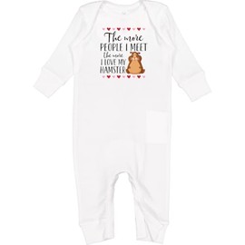 inktastic Hamster Funny Childs Outfit Baby Romper Coveralls 18 Months White 3e167