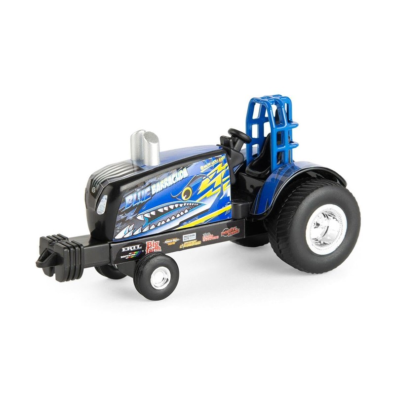 Agriculture 1/64 New Holland Blue Barracuda Pulling Tractor with Pickup