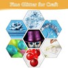 Fine Glitter Powder for Crafts, Holographic Sparkles for DIY Projects,
