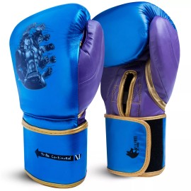 WolfBite Boxing JoJo's Bizarre Avdventure Jotaro Star Platinum Anime H & L 14oz Boxing Gloves