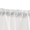 TOPICK Half-Curtains, Bistro Curtains, Linen Look Window Curtains, Gauze Window