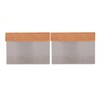 Soro Essentials- Set of 2- Stainless Steel 6” Dough Scraper