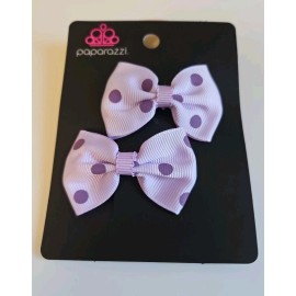 Paparazzi: Polka Dot Drama - Purple Hair Clip
