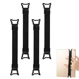 4 Pcs Elastic Hand Strap for Tablet, Non-slip Finger Holder Grip for Kindle Phone Etc