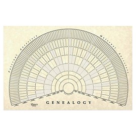 Garosa 57 x 85 cm Canvas Family Tree Chart (Hunger Framed) DIY Personal Family History Newborn Cluster Record Baby Room Decoration Tree